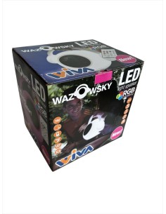 Mantra altavoz luminoso rgb con telec.porta.10w ip44 bluetooth